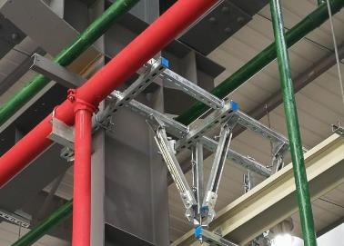 阳西该抗震支架的整体式支吊架结构协调性好
